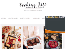 Tablet Screenshot of cookinglili.com
